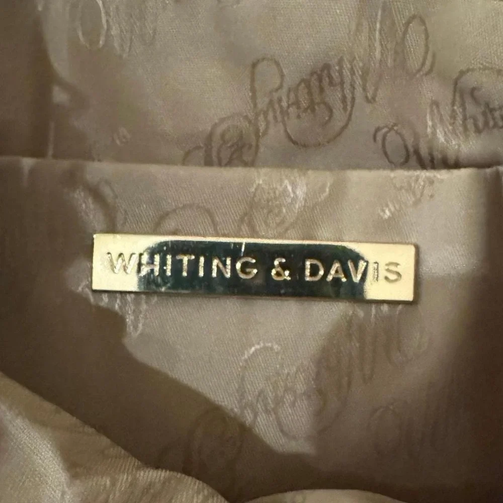 Vintage‎ Whiting & Davis Mesh Metal Gold / Bronze Convertible Crossbody Clutch